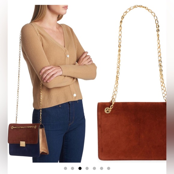 Frame suede handbag - Picture 2 of 7